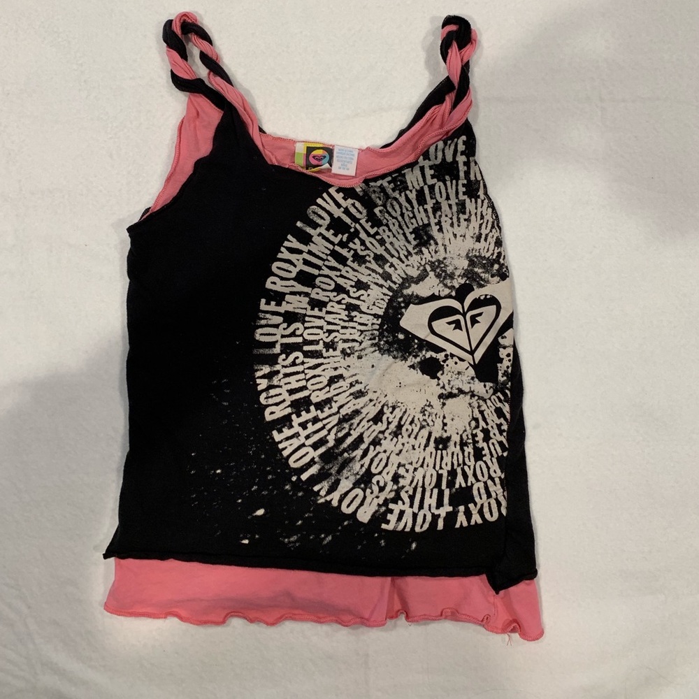 Roxy girls tank top Size Medium! 💕